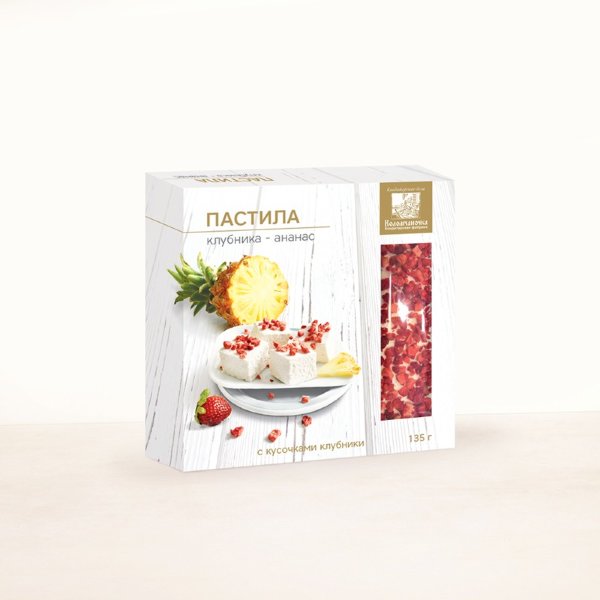 №2 Пастила 135г клубника-ананас  в Чехове