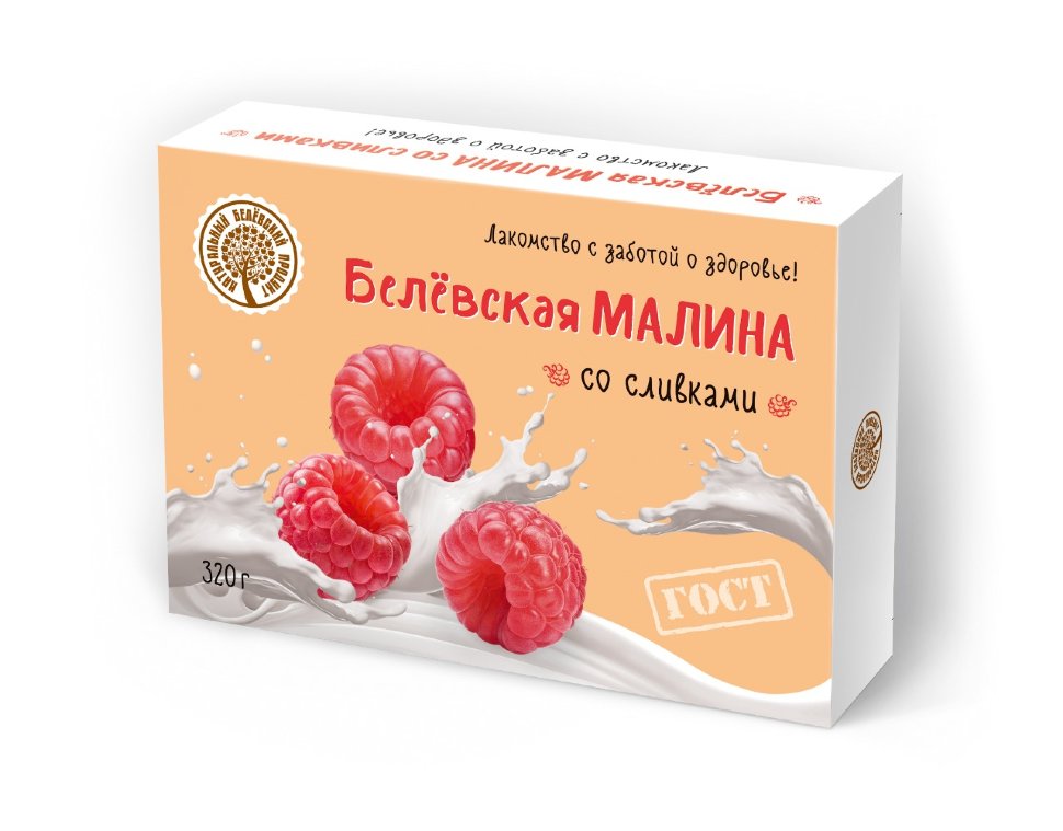  Малина со сливками Белёвская, 320г   в Чехове
