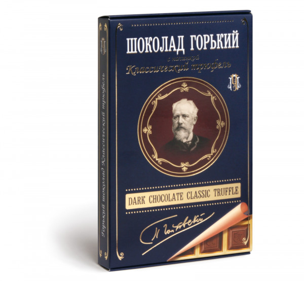 №1 Фабрика Томер  Горький шоколад ТРЮФЕЛЬ классический (Чайковский), 112г в Чехове