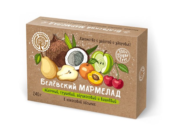 №2 Мармелад белевский на фруктозе 240г  в Чехове