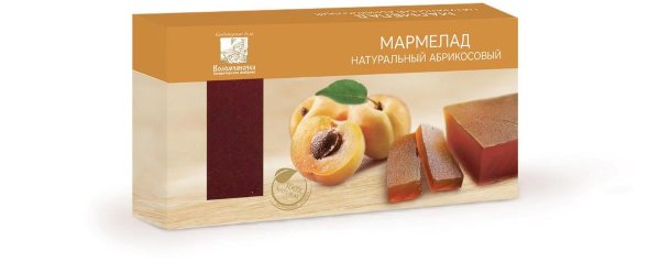 №2 Мармелад пластовый 210г абрикосовый  в Чехове