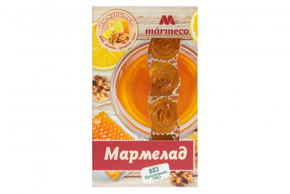  Мармелад "Иммунитет"  Мёд, лимон, грецкий орех, 180г  в Чехове